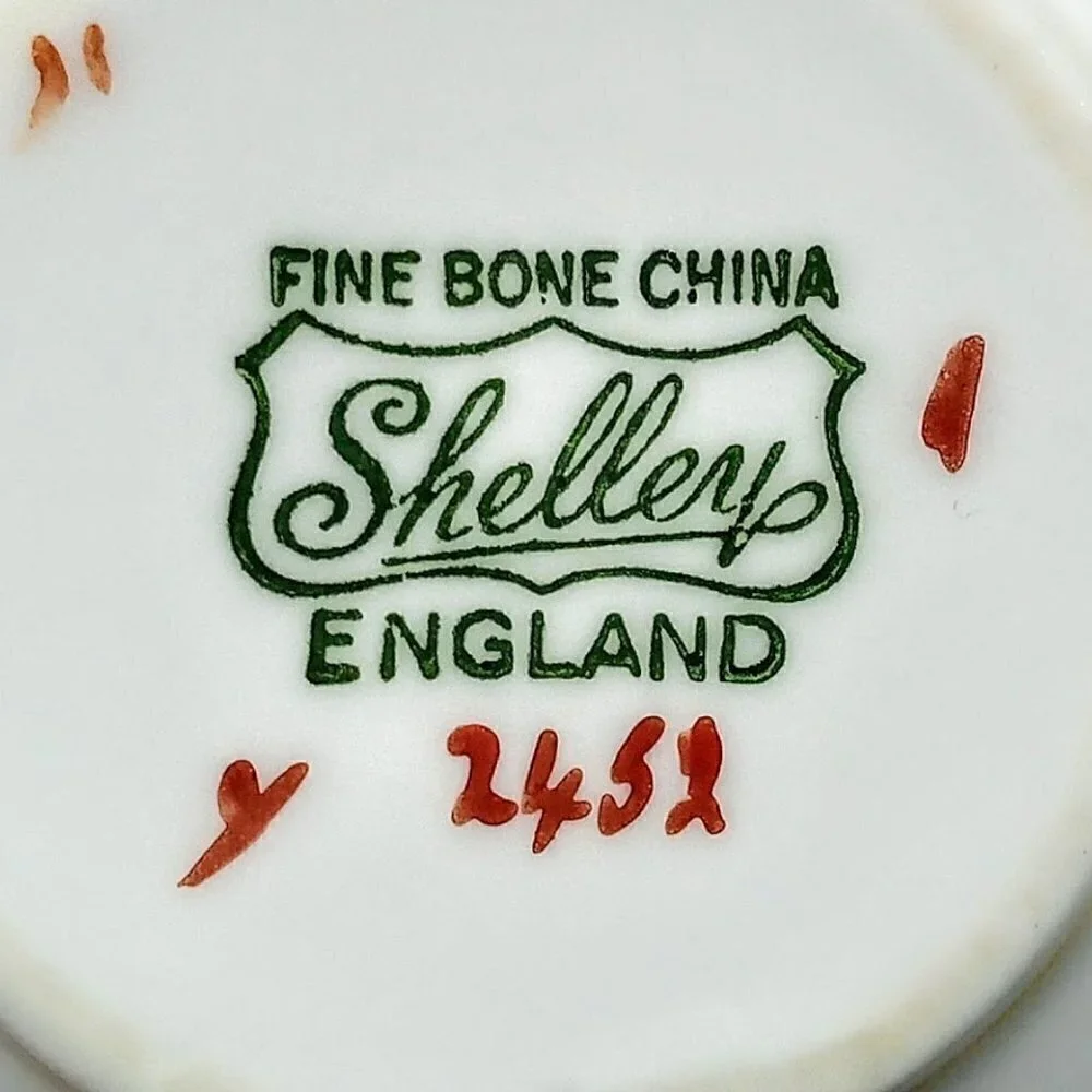 Shelley England delicate yellow